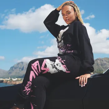 Dámské tepláky Yakuza Teddy Urban 23118 black Velikost: 3XL