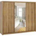 Gib Velká šatní skříň Filip 250 Barevné provedení: Dub zlatý