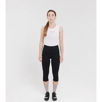 Cyklistické kalhoty KELLYS Cyklokalhoty MADDIE 3 3/4 s vložkou black - XL