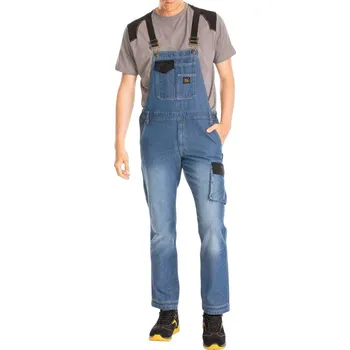 montérky Rica Lewis Workwear Pracovní kalhoty s laclem Jimmy, pánské, vel.: 46, bavlna, elastan, modrá JIMMY-39/46