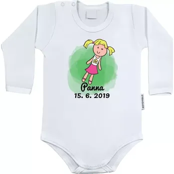 Kojenecký body Dětské body s dlouhým rukávem Panna