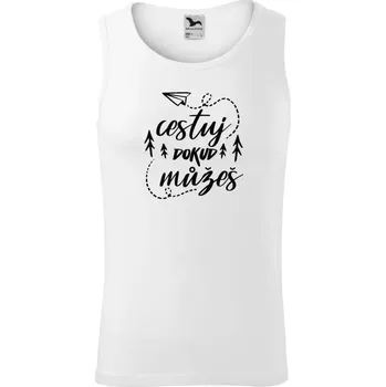 Pánské tílko Pánské tílko Malfini Core Cestuj dokud můžeš