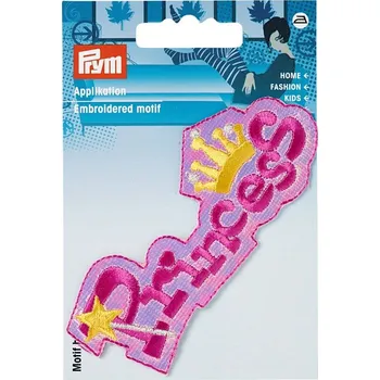 Nášivka PRYM Nášivka princess, nažehlovací, růžová
