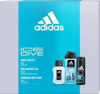 Kosmetická sada adidas Ice Dive M EDT