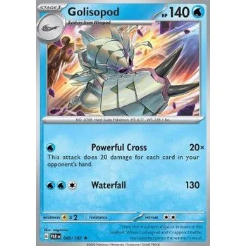 Sběratelská karetní hra Pokémon PAR 049/182 Golisopod - Paradox Rift Stav: Near Mint, Verze: HOLO
