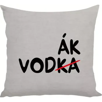 Polštář Polštář lněný 40x40 cm Vodák