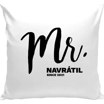 Polštář Polštář bílý 40x40 cm Mr. since ...