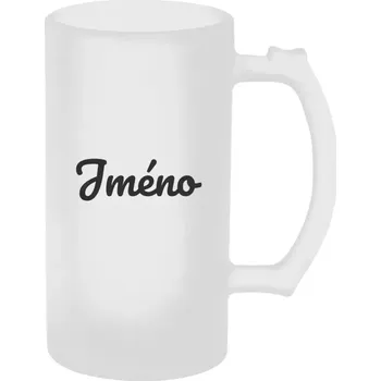 Sklenice Půllitr z kategorie ostatní - Vlastní jméno - matný