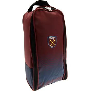 WEST HAM UNITED FC Sportovní taška West Ham United FC, vínovo-modrá, 35x18x12 cm