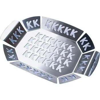 Kingstone Grilovací košík, nerezová ocel, 27 × 18 × 2,7 cm 324