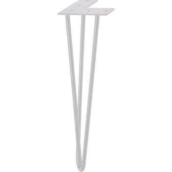Stolová podnož Stabilit Stolová noha Hairpin, 710 mm, bílá 50535