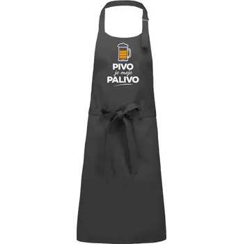 Kuchyňská zástěra Zástěra Kariban Classic Pivo je moje palivo