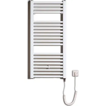 Radiátor Admiral Koupelnový radiátor MYRA II, 450 × 960 mm, 300 W, plochý, elektrický, bílý KD22 450/960 300W