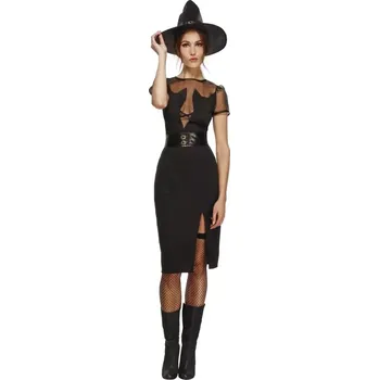 Karnevalový kostým Kostým sexy čarodějnice M