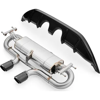 Výfuková trubka RM Motors Sportovní výfuk Mazda MX-5 ND kompletní se difuzorem Mazda MX-5 koncovky: 3, Tlumič s ventilem: Ne