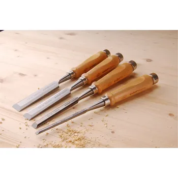 Dláto dláta s bukovou rukojetí, sada 4ks, 6-12-20-25mm, CrV