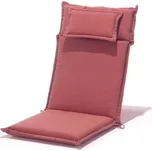 Sunfun Polstr s vysokou opěrkou, 117 × 47 cm, červený 1327100005