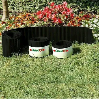 Zahradní obrubník Gardol Zahradní obrubník, plast, antracit, 9 m × 150 mm 18404