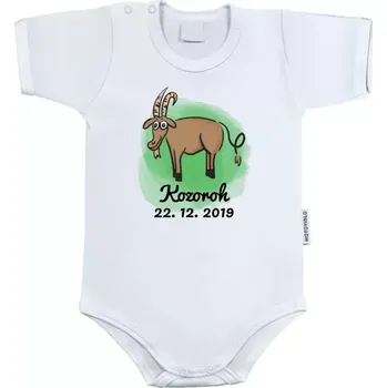Kojenecký body Dětské body s krátkým rukávem Kozoroh
