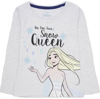 Dívčí mikina Tričko Frozen Elsa, šedé, dlouhé, vel. 122cm Velikost: 122cm