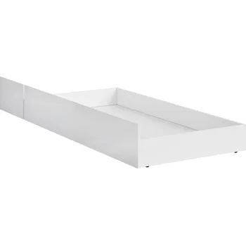 Úložný box BRW HOLTEN šuplík pod postel SZU (160 a 180 cm), bílá/bílý lesk