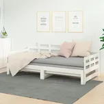 vidaXL Výsuvná postel masivní borovice 2x (80 x 200) cm [820350] Barva: Bílá