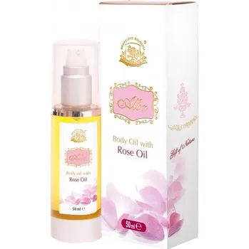 Masážní přípravek Alba grup Přírodní tělový a masážní růžový olej 50 ml