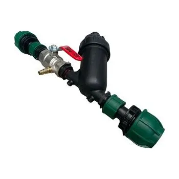 Vodovodní potrubí Sestava pro zazimování závlahy PE 32 mm s diskovým filtrem