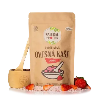 NaturalProtein Proteinová ovesná kaše - Jahoda