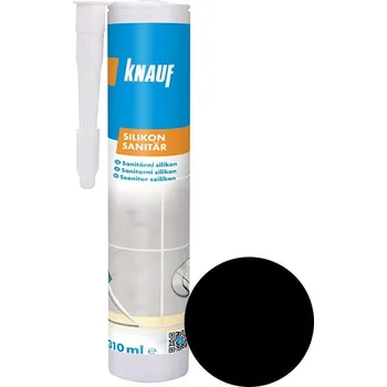 stavební silikon Knauf Sanitární silikon, černý, 310 ml 5872