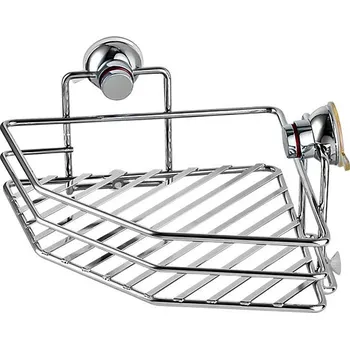 Drátěná police Venus Košík do sprchy Iso, 24,5 × 14 cm, montáž: přísavky 13118968-N(SADC-002)