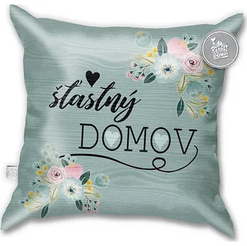 Polštář Nekupto Polštář Šťastný domov Sladký domov