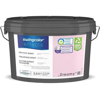 barva na zeď Swingcolor Barva s efektem třpytivým, dreamy, matná, 2,5 l 6196 T02,5 4524
