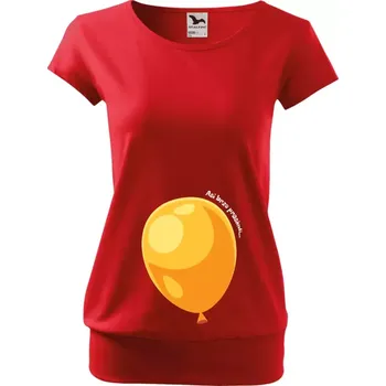 Těhotenské tričko Malfini City Asi brzo prasknu...