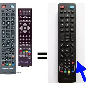 Dálkový ovladač Dálkový ovladač Blaupunkt BLA32 náhradní