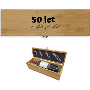 Dárková krabička Dárková sada na víno Stále při chuti - věk