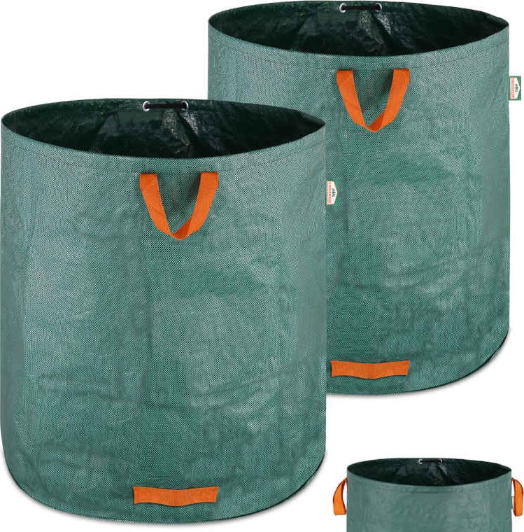 Zahradní pytle na listí a odpad 2 ks, 2 x 500 l