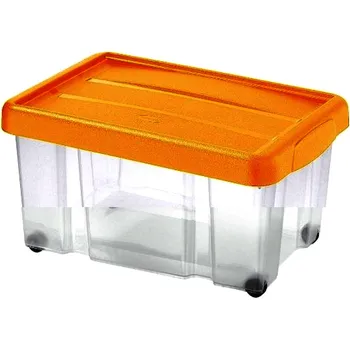 Úložný box Tontarelli Úložný box s kolečky PUZZLE 43 l oranžová 8031698ABV 8031698ABV