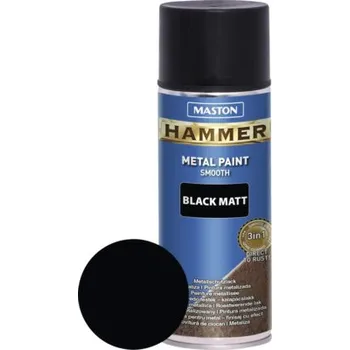 Barva ve spreji Barva ve spreji 400ml černá matná Metall-Hammer