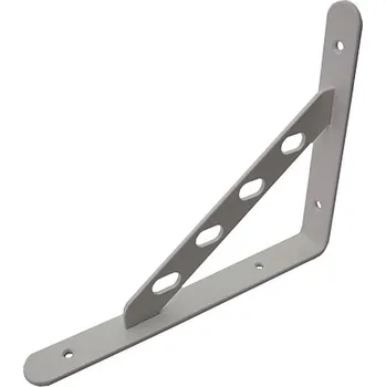 Držák na polici Stabilit Alpha Line Konzola bílá, 250 × 200 × 30 mm, ocel, 100 kg 000144250W