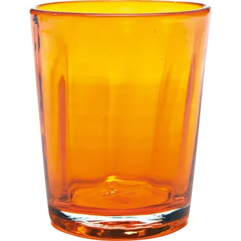 Sklenice Zafferano, Skleněný pohár Bei 320 ml oranžový - Formadore
