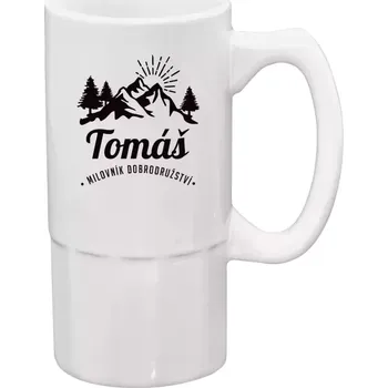 Sklenice Půllitr pro milovníky hor - Milovník dobrodružství - 500 ml