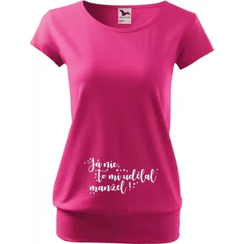 Těhotenské tričko Malfini City Já nic, to mi udělal manžel!