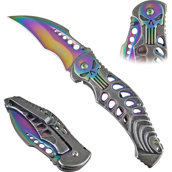 kapesní nůž Kandar Zavírací nůž "PUNISHER HEAVY" s klipem na opasek