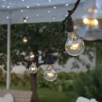 Star Trading Systém Světelný LED řetěz délka 5 m kulaté žárovky - černý