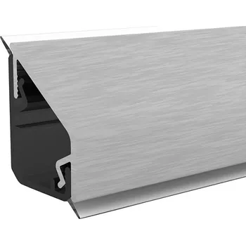 Podlahová lišta Cucine Ukončovací lišta nástěnná, nerez, 640 × 24 × 16 mm 5116017