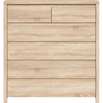 BRW KASPIAN komoda KOM6S, dub sonoma