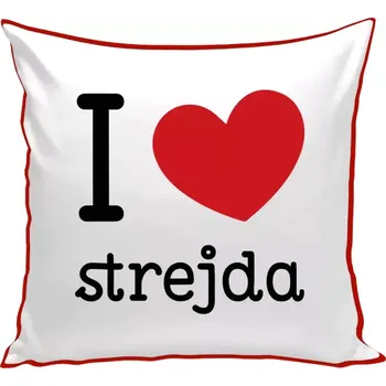 Polštář Polštář barevný 32x32 cm I love strejda