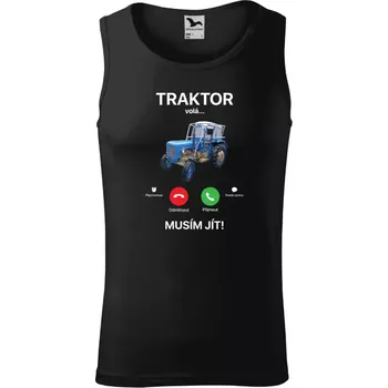 Pánské tílko Pánské tílko Malfini Core Traktor volá... musím jít!