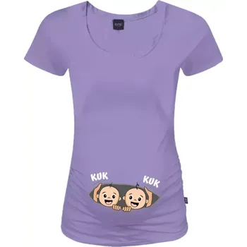 Těhotenské tričko Johanka Kuk - dvojčata